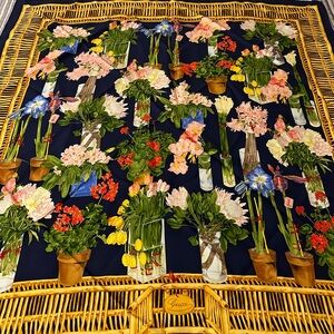 Gucci Floral Silk Scarf